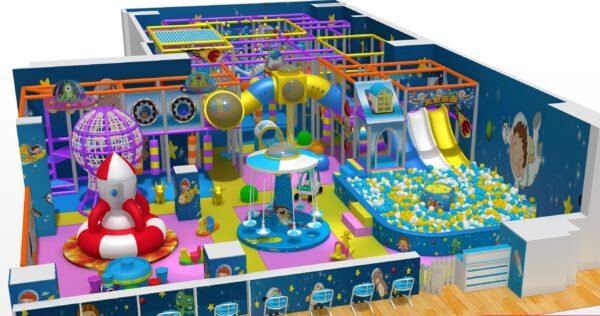 太空主题 260平方 (1) High Altitude Indoor Sport Playground Unisex Indoor Adventure Playground OEM