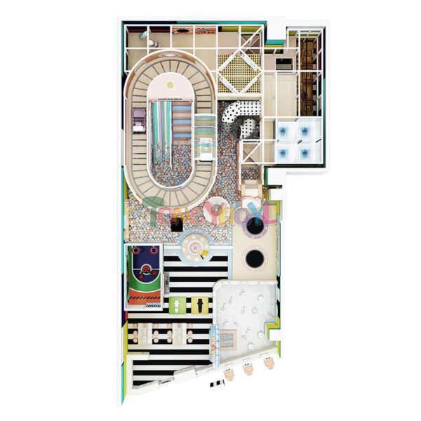 Customized Theme Soft Play Equipment Childrens Shopping Mall Playground Commercial