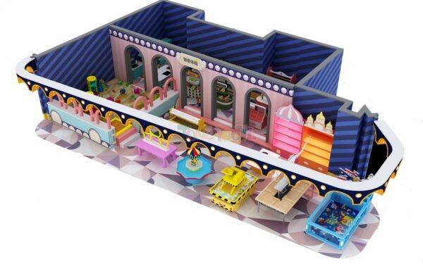 Unisex Commercial Indoor Playhouse Puzzle Inside Play Equipment OEM