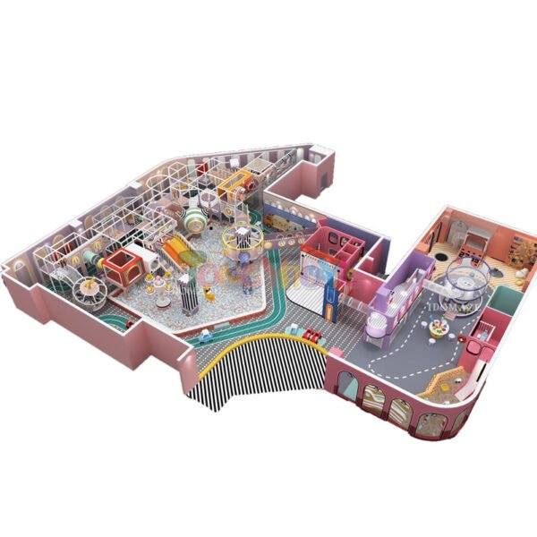 Commercial Indoor Play Structure Kids Playground Indoor Equipment Safety
