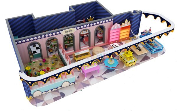 Unisex Commercial Indoor Playhouse Puzzle Inside Play Equipment OEM