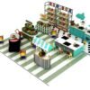 Supermarket Role Play House CE Approved Indoor Childrens Playground Equipment